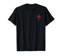 Croix de Lorraine Chevaliers Templiers Franc-Maçon Bague Magnum T-Shirt