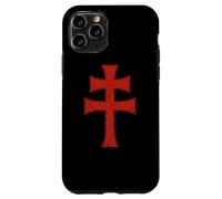 Croix DE Lorraine Chevaliers Templiers FRANCS-MAÇONS Coque pour iPhone 11 Pro