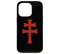 Croix DE Lorraine Chevaliers Templiers FRANCS-MAÇONS Coque pour iPhone 13 Pro