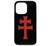 Croix DE Lorraine Chevaliers Templiers FRANCS-MAÇONS Coque pour iPhone 13 Pro