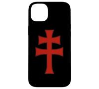 Croix DE Lorraine Chevaliers Templiers FRANCS-MAÇONS Coque pour iPhone 14 Plus