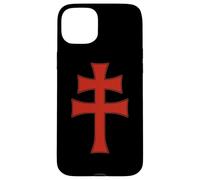 Croix DE Lorraine Chevaliers Templiers FRANCS-MAÇONS Coque pour iPhone 15 Plus