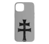 Croix DE Lorraine Chevaliers Templiers FRANCS-MAÇONS Coque pour iPhone 15 Plus