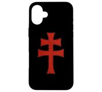 Croix DE Lorraine Chevaliers Templiers FRANCS-MAÇONS Coque pour iPhone 16 Plus