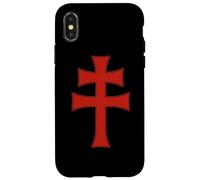 Croix DE Lorraine Chevaliers Templiers FRANCS-MAÇONS Coque pour iPhone X/XS