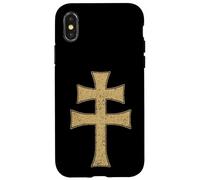 Croix DE Lorraine Chevaliers Templiers FRANCS-MAÇONS Coque pour iPhone X/XS