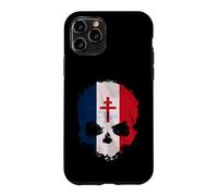 Croix de Lorraine Drapeau Français Cadeau Patriote Français Coque pour iPhone 11 Pro
