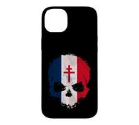 Croix de Lorraine Drapeau Français Cadeau Patriote Français Coque pour iPhone 14 Plus