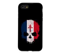 Croix de Lorraine Drapeau Français Cadeau Patriote Français Coque pour iPhone SE (2020) / 7/8
