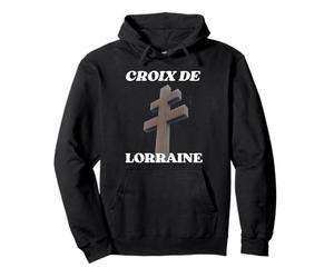 Croix De Lorraine Gaulle Résistance française Colombey Sweat à Capuche