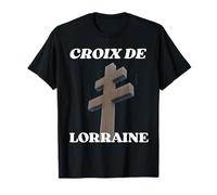 Croix De Lorraine Gaulle Résistance française Colombey T-Shirt