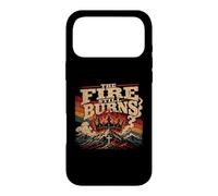 Croix de Montagne rétro The Fire Still Burns Coque pour iPhone 17 Pro Max