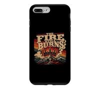 Croix de Montagne rétro The Fire Still Burns Coque pour iPhone 7 Plus/8 Plus