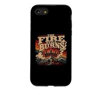 Croix de Montagne rétro The Fire Still Burns Coque pour iPhone SE (2020) / 7/8