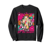 Croix de Noël chrétienne colorée Style bohème Floral Foi Sweatshirt