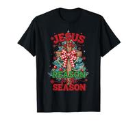 Croix de Noël chrétienne Jésus est la Raison de la Saison T-Shirt
