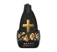 Croix De Pâques Jésus 1 Unisexe Sacoche Bandouliere Léger Crossbody Bag Avec Poches Multiples Sac De Poitrine Pour Business Sport Extérieur Excursion