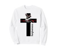 Croix de Pardon Religieuse chrétienne Religieuse Bible Pigeon Sweatshirt