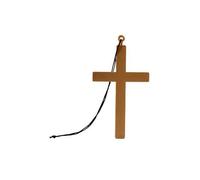 Croix de prêtre - BOLAND - Plastique - Marron/Blanc - Usage intérieur