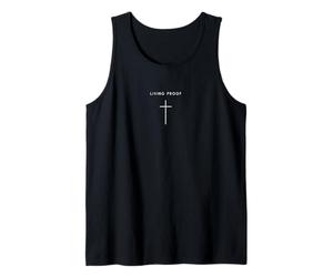 Croix de Preuve Vivante - Foi chrétienne Minimaliste Jésus Débardeur