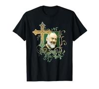 Croix de prière Saint Padre Pio Vintage T-Shirt