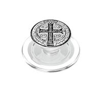Croix de Saint Benoît Petite Médaille Saint Benoît Chrétien PopSockets PopGrip pour MagSafe