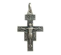 Croix de Saint-Damien En Argent Massif 925