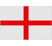 Croix de Saint-Georges - Patch - Polyester RO8853 (taille unique) (Blanc/Rouge)