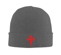 Croix De Saint Jacques Unisex Skull Cap Classique Bonnets Tricoté Coupe-Vent Bonnet De Trawler pour Course À Pied Cyclisme Toutes Les Saisons