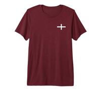 Croix DE Saint Jean DE JÉRUSALEM Chevaliers HOSPITALLER Ordre T-Shirt Haut de Gamme