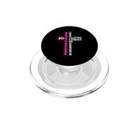 Croix de Sensibilisation au myélome Multiple Christ Qui me fortifie PopSockets PopGrip pour MagSafe