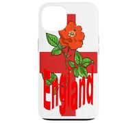 Croix de St George avec Rose Anglaise pour Les Fans d'Angleterre Coque pour iPhone 13
