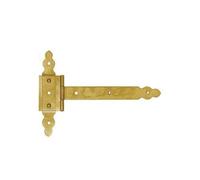 Croix de suspension avec goupille rivetée 250/50x220mm galvanisée jaune Paumelle de porte