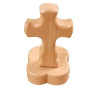 Croix dédiée en bois petite croix spirituelle croix en bois catholique portable prière croix croix pour bénédiction croix cadeau de baptême croix croix pour église décor religieux ins