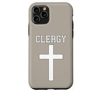Croix d'église chrétienne du clergé prêtre ordonné de la prêtrise Coque pour iPhone 11 Pro