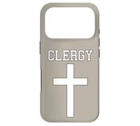 Croix d'église chrétienne du clergé prêtre ordonné de la prêtrise Coque pour iPhone 17 Pro