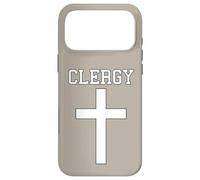 Croix d'église chrétienne du clergé prêtre ordonné de la prêtrise Coque pour iPhone 17 Pro Max