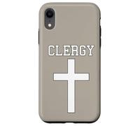 Croix d'église chrétienne du clergé prêtre ordonné de la prêtrise Coque pour iPhone XR