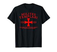 Croix des Templiers en Latin 1118-1312 Rouge T-Shirt