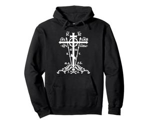 Croix du Calvaire Orthodoxe - Croix du Golgotha Sweat à Capuche