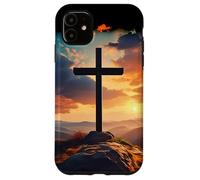 Croix du dimanche de la résurrection de Jésus-Christ Foi chrétienne Coque pour iPhone 11