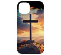 Croix du dimanche de la résurrection de Jésus-Christ Foi chrétienne Coque pour iPhone 13