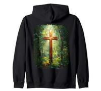 Croix du Dimanche de la résurrection de Jésus-Christ Foi chrétienne Sweat à Capuche