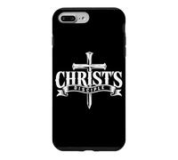Croix du Disciple du Christ Jésus Croyant Christianisme Foi Coque pour iPhone 7 Plus/8 Plus