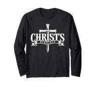 Croix du Disciple du Christ Jésus Croyant Christianisme Foi Manche Longue