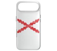 Croix espagnole du Drapeau Bordeaux Croix de Saint André scie dent Coque pour iPhone Air