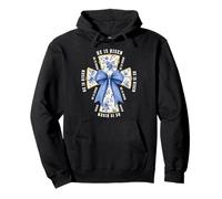 Croix Florale de Jésus « He is Risen Easter » Sweat à Capuche