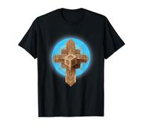 Croix géométrique sacrée méditation, prière, Spirituel Positif T-Shirt
