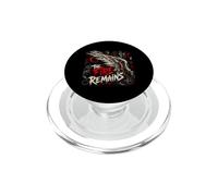 Croix Gothique The Fire Remains Angel Wing PopSockets PopGrip pour MagSafe