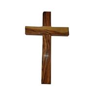 Croix murale de Nazareth en bois d'olivier sculpt la main de Bethl em Gifts TM (10 pouces)